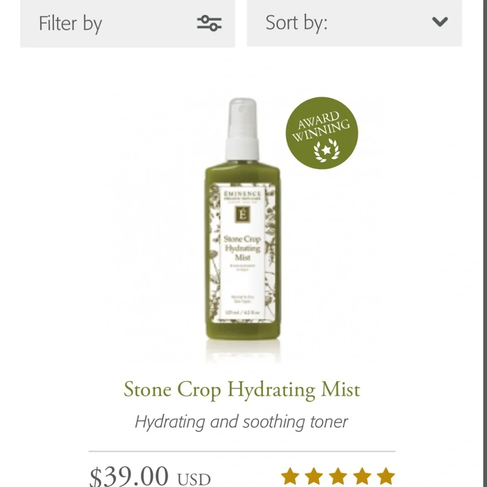 Stone Crop Hydrating Mist - Green - Picture 1 of 6